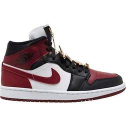 Nike Air Jordan 1 Mid SE W - Black/Dark Beetroot/White