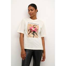 Kaffe T-shirt T-shirt Hvid