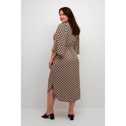 KAFFE Curve Kjole kcQing Dress Orange