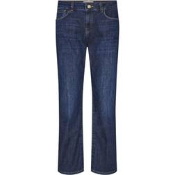 Mos Mosh Cecilia Cropped Leg Boxy Jeans - Blue