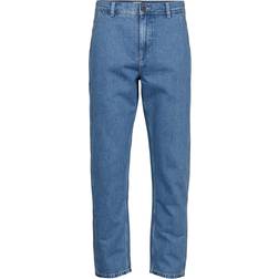 Lee 90S_Pant Blue_Lines_MID Herr Jeans