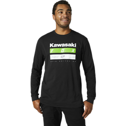 Fox T-Shirt Kawi Stripes LS Premium, Sort