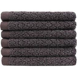 Diamond Jacquard Guest Towel Grey (33x33cm)