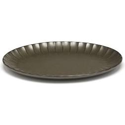 Serax Plate Oval Inku S 17,5 x 25 cm Green Asiet
