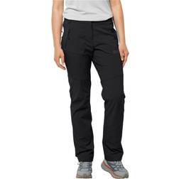 Jack Wolfskin Damen Glastal Pants Wanderhose, Schwarz