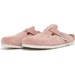 Birkenstock Boston Soft Footbed Suede Pink Clay