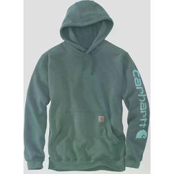 Carhartt Sleeve Logo Hooded Sweatshirt Munkjacka - Turkos