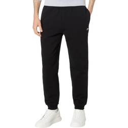 Lacoste Men's Tapered-Fit Fleece Trackpants Black Black