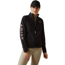 Ariat Women's New Team Softshell Jacket, Black/Pony