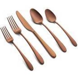 Cambridge Silversmiths Copper Satin Cutlery Set