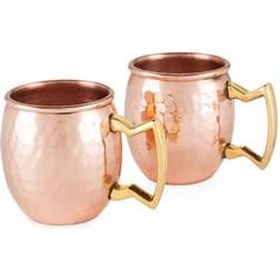Twine Old Kentucky Home Hammered Moscow Mule Shot Glass 5.9cl 2pcs
