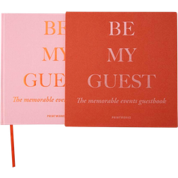 Printworks Be My Guest Book Pink/Rust
