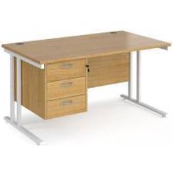 Dams Straight Cantilever Legs Maestro Writing Desk