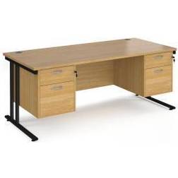 Dams International 1800mm With Double Top With Writing Desk