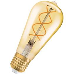 LEDVANCE Vintage 1906 E27 Pear Gold 4W 300lm 820 Extra Warm White Dimmable Replaces 25W