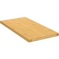 vidaXL 40 x 20 x 1.5 cm Bamboo Wall Shelf 40cm