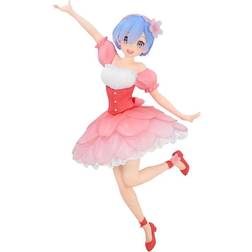 Re Zero Rem Cherry Blossoms" Statue Pvc Trio-Try-It 21Cm"