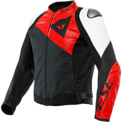 Dainese MC-Jakke Sportiva, Sort/Lavarød/Hvid Herre