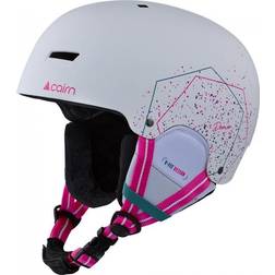 Cairn Darwin, Skidhjälm, Junior, Vit/Rosa White Spray 51-52cm