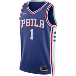 Nike NBA Philadelphia 76ers #1 Harden Swingman Jersey, Rush Blue