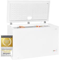 Exquisit gefriertruhe gt320-030d Weiß