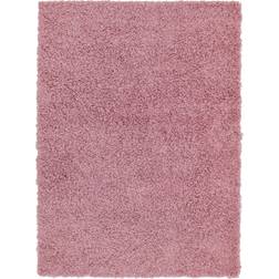 Kaleidoscope Shaggy Rug Blush Pink