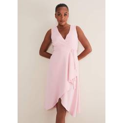 Phase Eight Women's Julissa Sleeveless Ruffle Wrap Midi Dress