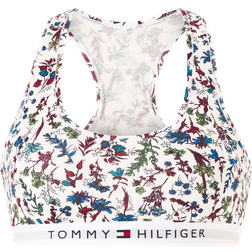 Tommy Hilfiger Bralette Unlined Bralette Print Hvid