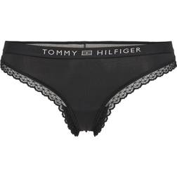 Tommy Hilfiger Stringtanga UW0UW04184 Schwarz