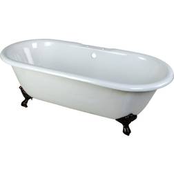 Kingston Brass VCT7D663013NB Aqua Eden 66" Soaking Tub