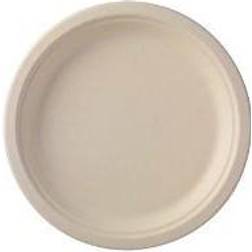 Multi Greaseproof rund tallerken bagasse Ø23cm beige