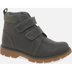 Clarks Boy's Clarks Heath Strap K Combat Boot - Grey