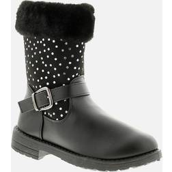 Miss Riot Miss Riot charlie girls kids boots black Pu Infant