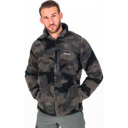 Columbia winter pass sherpa fleecejacke schwarz camo