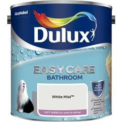 Dulux Easycare Bathroom Soft Sheen Mist Wall Paint White Mist 2.5L