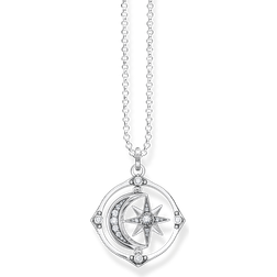 Thomas Sabo Halsband stjärna & måne silver