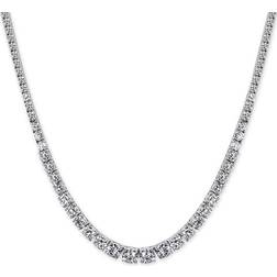 Carat * LONDON Sterling Silver Brilliant Round Necklace