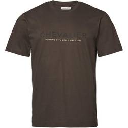 Chevalier Logo T-Shirt - Leather Braun