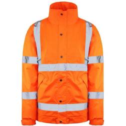 Dickies Hi-Vis Bomber Jacket Orange