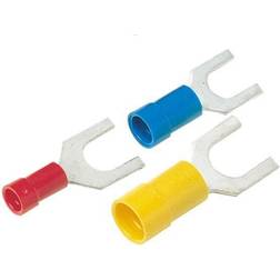 ELPRESS Isoleret Gaffelkabelsko A2565g, 1,5-2,5mm2, ø6 I Poser Af 10 Stk