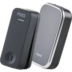 Foss Europe TREND BLUU1 Novus Dørklokke Batteri, Sort