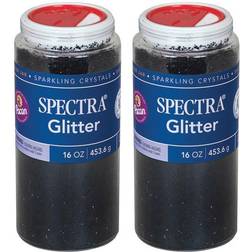 Spectra Glitter Black 1 lb. Per Jar 2 Jars