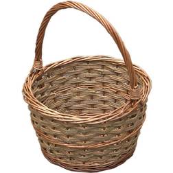 RED HAMPER Hamper S044/HOME Small Rustic Apple Shopping Basket