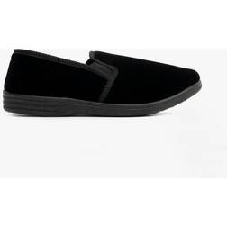 Zedzzz ROSS Mens Full Slippers Black: