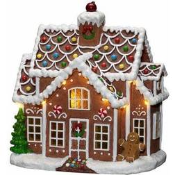 Konstsmide Gingerbread House Brown Julby 25cm
