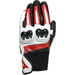 Dainese Mig 3 Unisex Motorradhandschuhe - Schwarz/Weiss/Rot Unisex