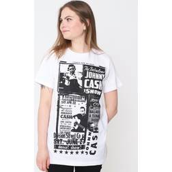 Johnny Cash Show T Shirt whte