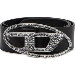 Diesel B-1DR Strass Crystal-Embellished Leather Belt