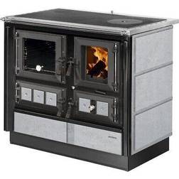 Justus festbrennstoffherd rustico-90 2.0 Grau
