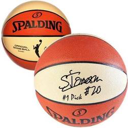 Sabrina Ionescu New York Liberty Autographed Spalding WNBA Official Game Basketball with "2020 #1 Pick" Inscription